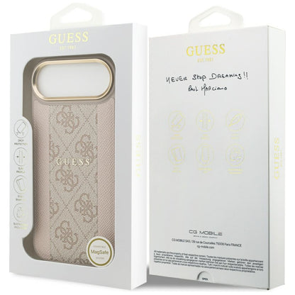 Guess 4G Stripe MagSafe Case for iPhone Air - Pink_7