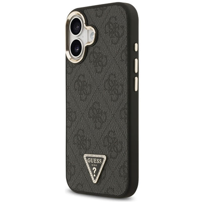 Guess 4G Triangle Logo MagSafe Case for iPhone 17 - Black and Gold_1