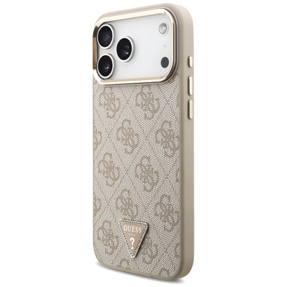 Guess 4G Triangle Logo MagSafe Case for iPhone 17 Pro Max - Rose Gold_1