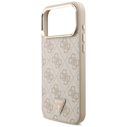 Guess 4G Triangle Logo MagSafe Case for iPhone 17 Pro Max - Rose Gold_5