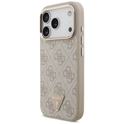 Guess 4G Triangle Logo MagSafe Case for iPhone 17 Pro - Rose Gold_1