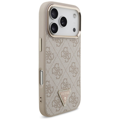 Guess 4G Triangle Logo MagSafe Case for iPhone 17 Pro - Rose Gold_3
