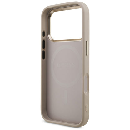 Guess 4G Triangle Logo MagSafe Case for iPhone 17 Pro - Rose Gold_6