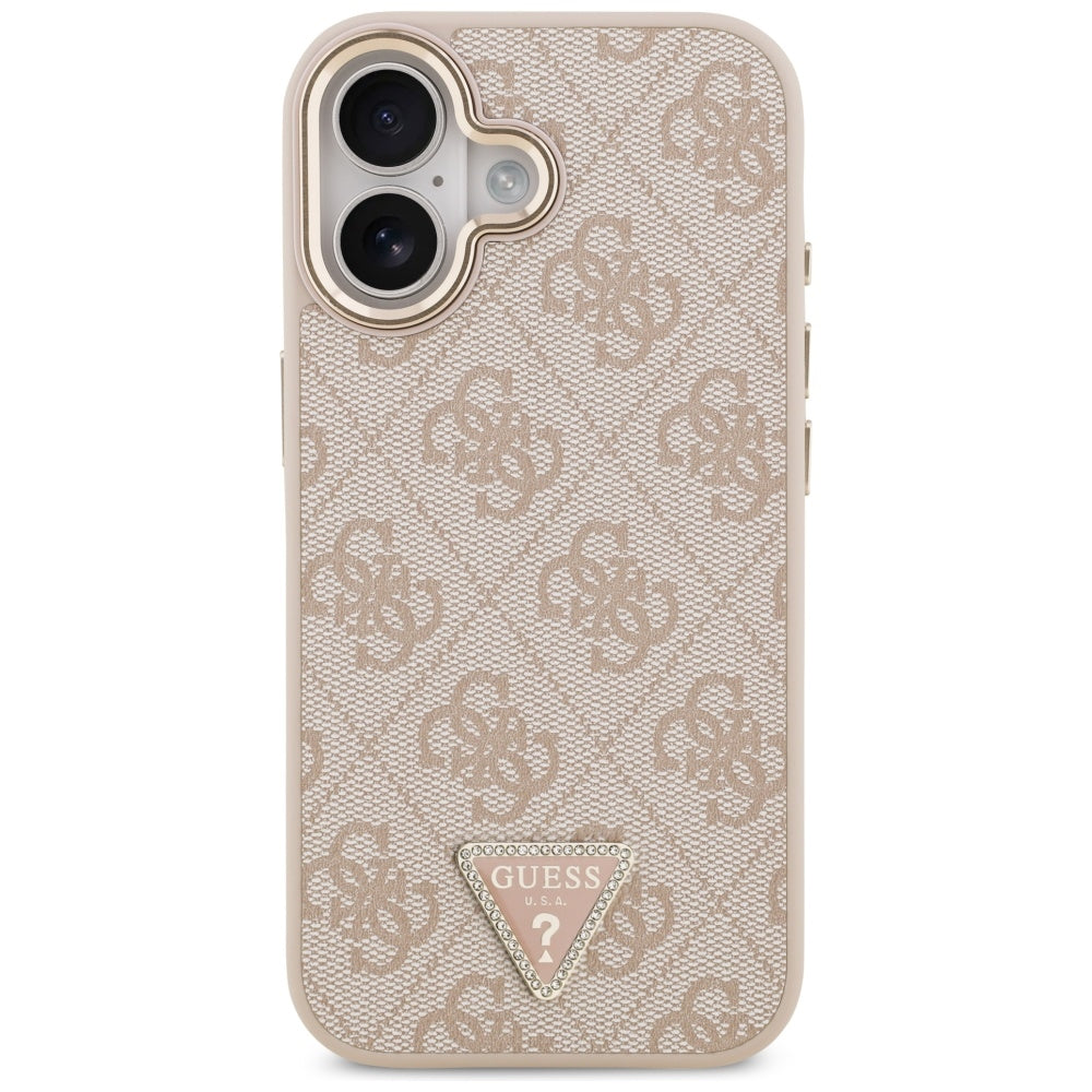 Guess 4G Triangle Logo MagSafe Case for iPhone 17 - Rose Gold_2