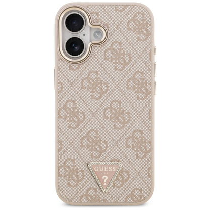 Guess 4G Triangle Logo MagSafe Case for iPhone 17 - Rose Gold_2