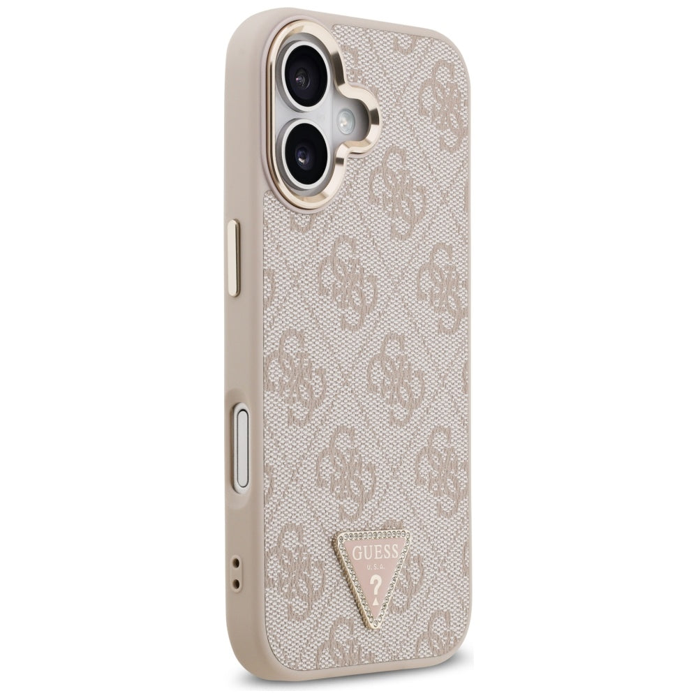 Guess 4G Triangle Logo MagSafe Case for iPhone 17 - Rose Gold_3
