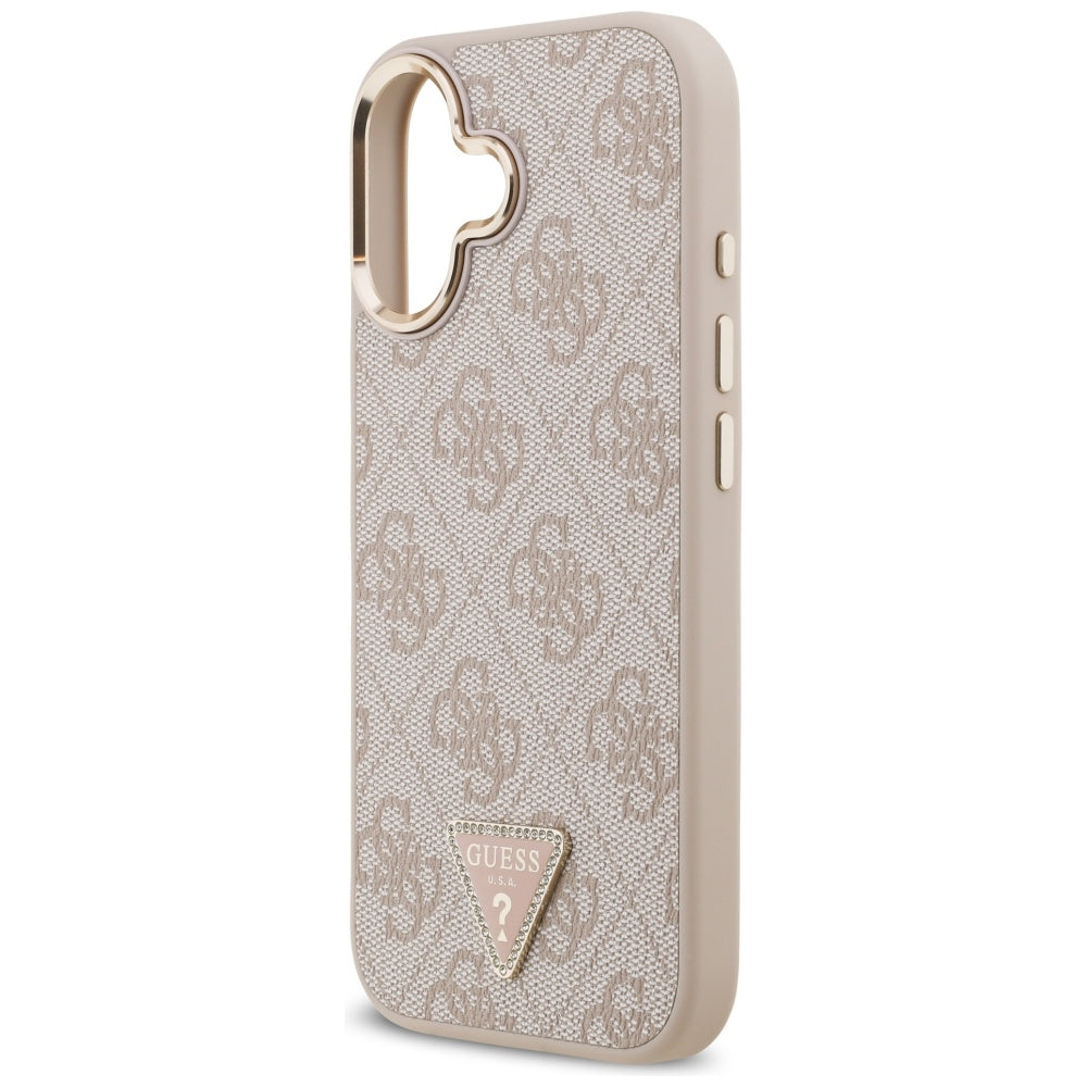 Guess 4G Triangle Logo MagSafe Case for iPhone 17 - Rose Gold_5