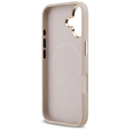 Guess 4G Triangle Logo MagSafe Case for iPhone 17 - Rose Gold_6