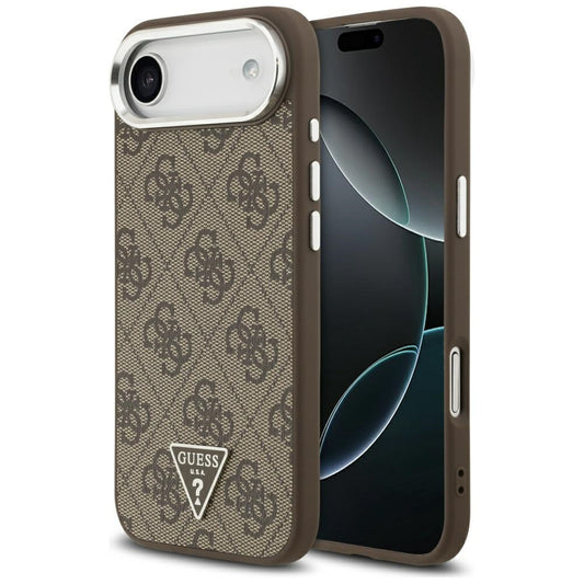 Guess 4G Triangle Logo MagSafe case for iPhone Air - brown_0