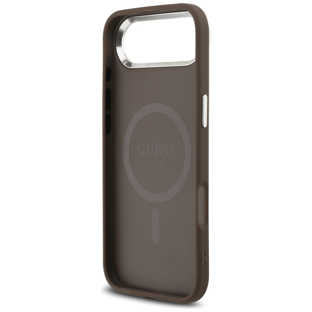 Guess 4G Triangle Logo MagSafe case for iPhone Air - brown_6