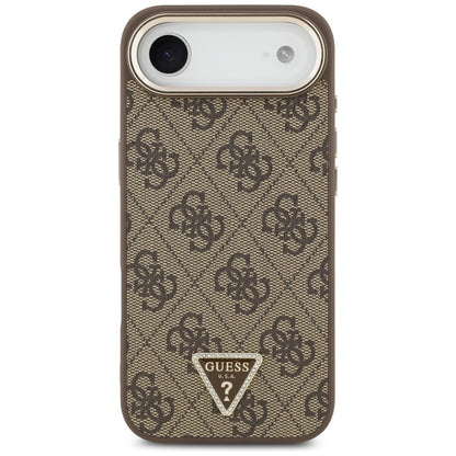 Guess 4G Triangle Logo MagSafe Case for iPhone Air Brown - Gold_2