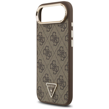 Guess 4G Triangle Logo MagSafe Case for iPhone Air Brown - Gold_5