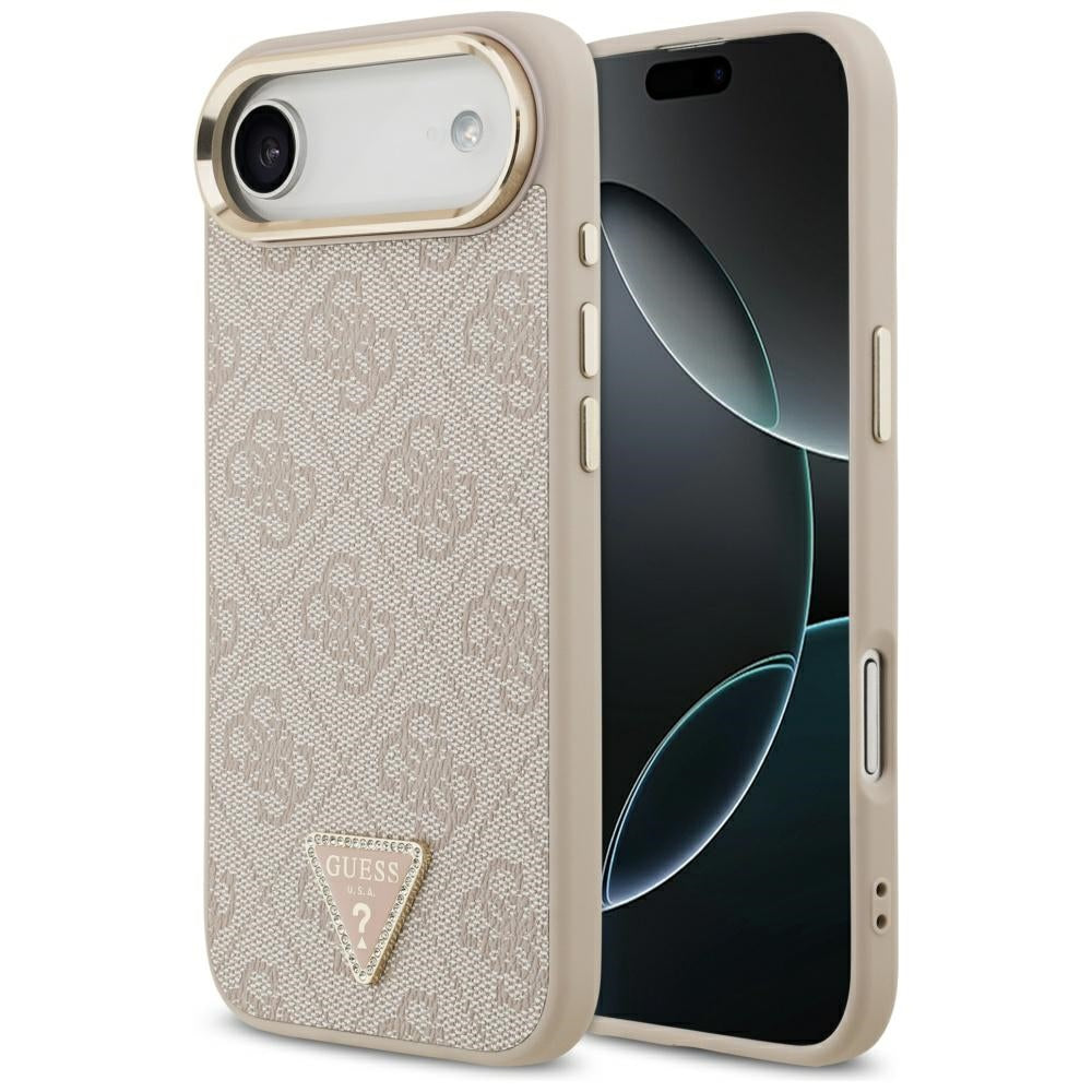 Guess 4G Triangle Logo MagSafe Case for iPhone Air - Rose Gold_0