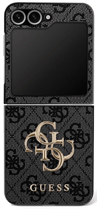 Guess Big 4G Logo Classic Logo Case for Samsung Galaxy Z Flip 7 - Black_0