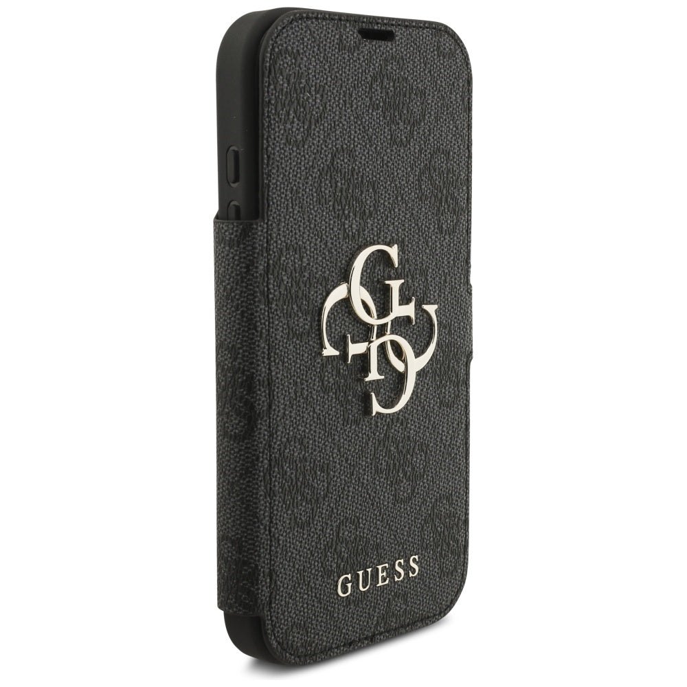 Guess Book 4G Metal Logo Case for iPhone 17 Pro - Black_3