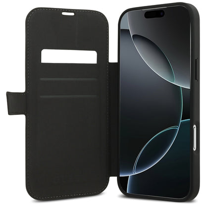 Guess Book 4G Metal Logo Case for iPhone 17 Pro Max - Brown_5