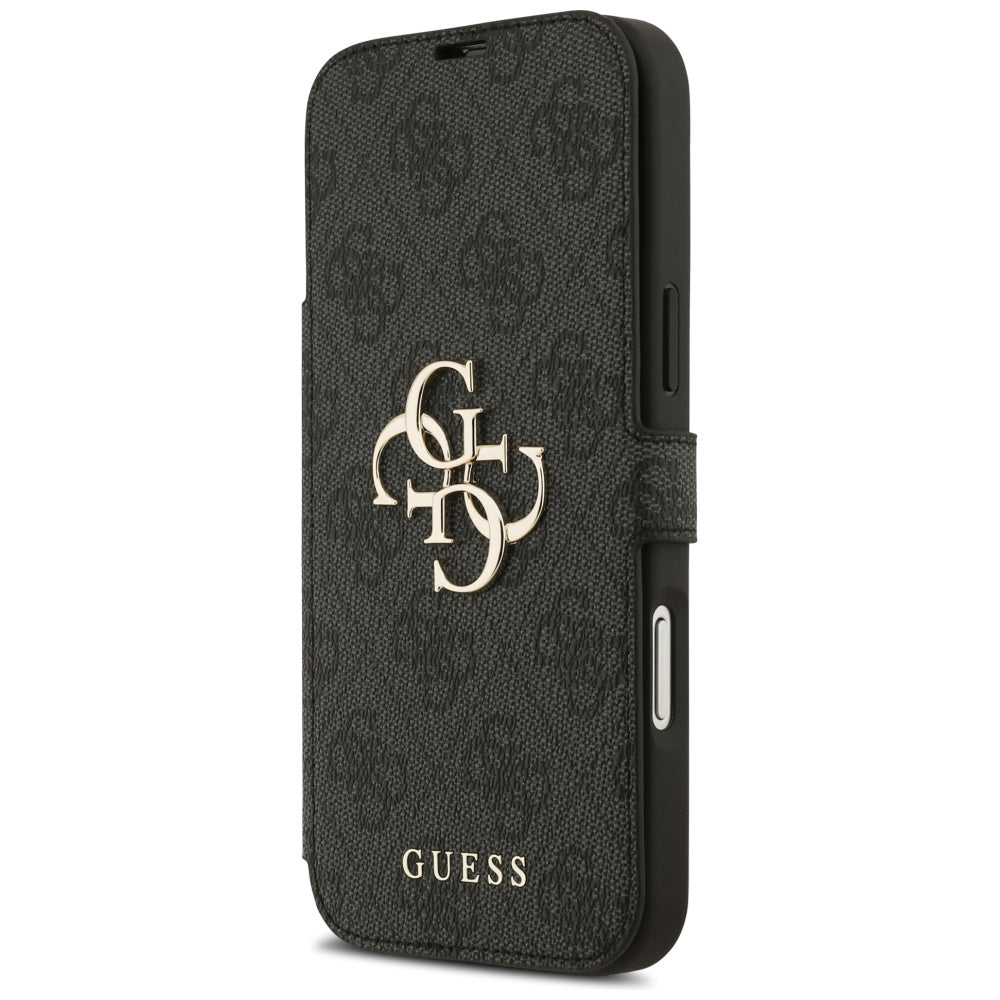 Guess Book 4G Metal Logo Case for iPhone 17 Pro Max - Black_1
