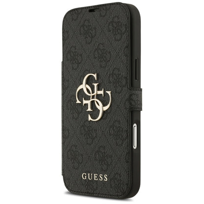 Guess Book 4G Metal Logo Case for iPhone 17 Pro Max - Black_1