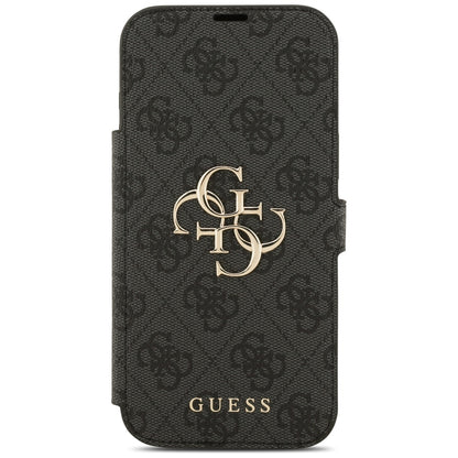 Guess Book 4G Metal Logo Case for iPhone 17 Pro Max - Black_2