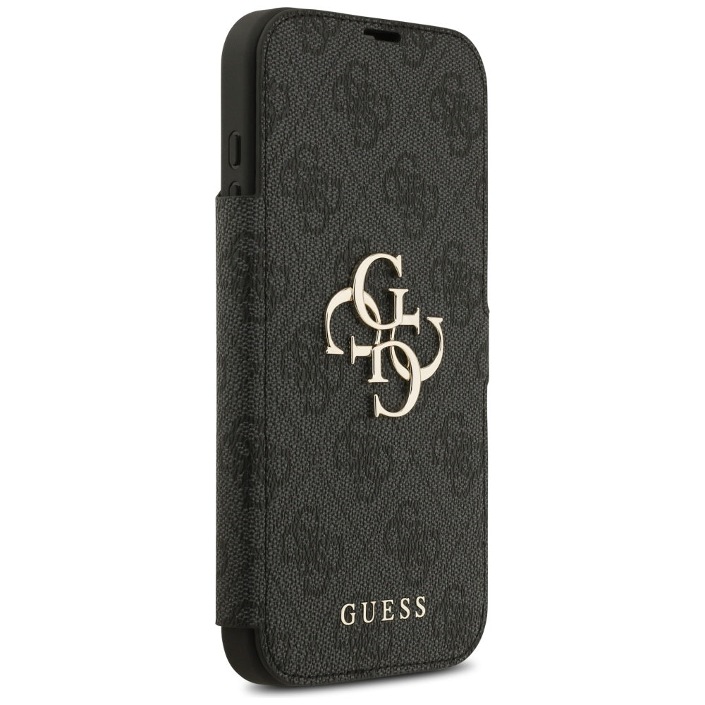 Guess Book 4G Metal Logo Case for iPhone 17 Pro Max - Black_3