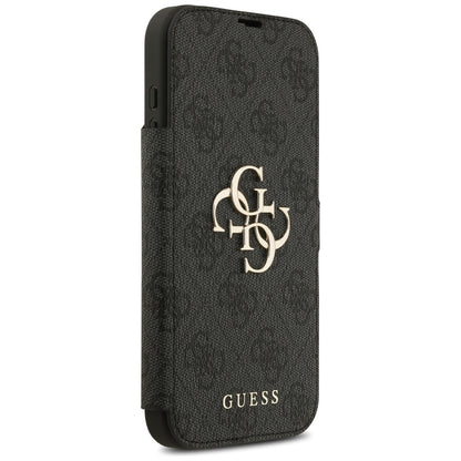 Guess Book 4G Metal Logo Case for iPhone 17 Pro Max - Black_3