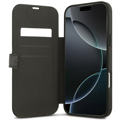 Guess Book 4G Metal Logo Case for iPhone 17 Pro Max - Black_5