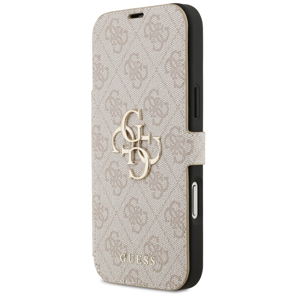 Guess Book 4G Metal Logo Case for iPhone 17 Pro Max - Pink_1