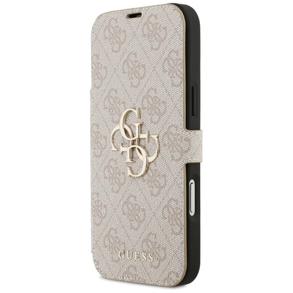 Guess Book 4G Metal Logo Case for iPhone 17 Pro Max - Pink_1