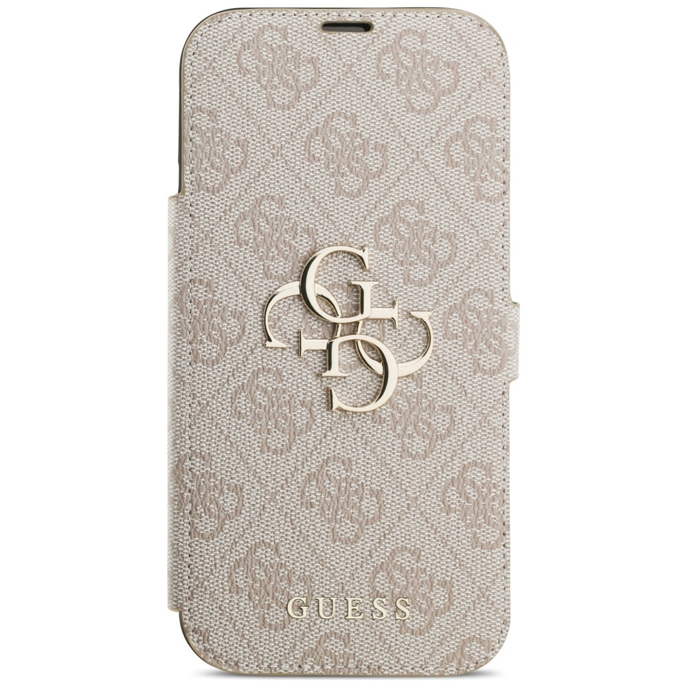 Guess Book 4G Metal Logo Case for iPhone 17 Pro Max - Pink_2