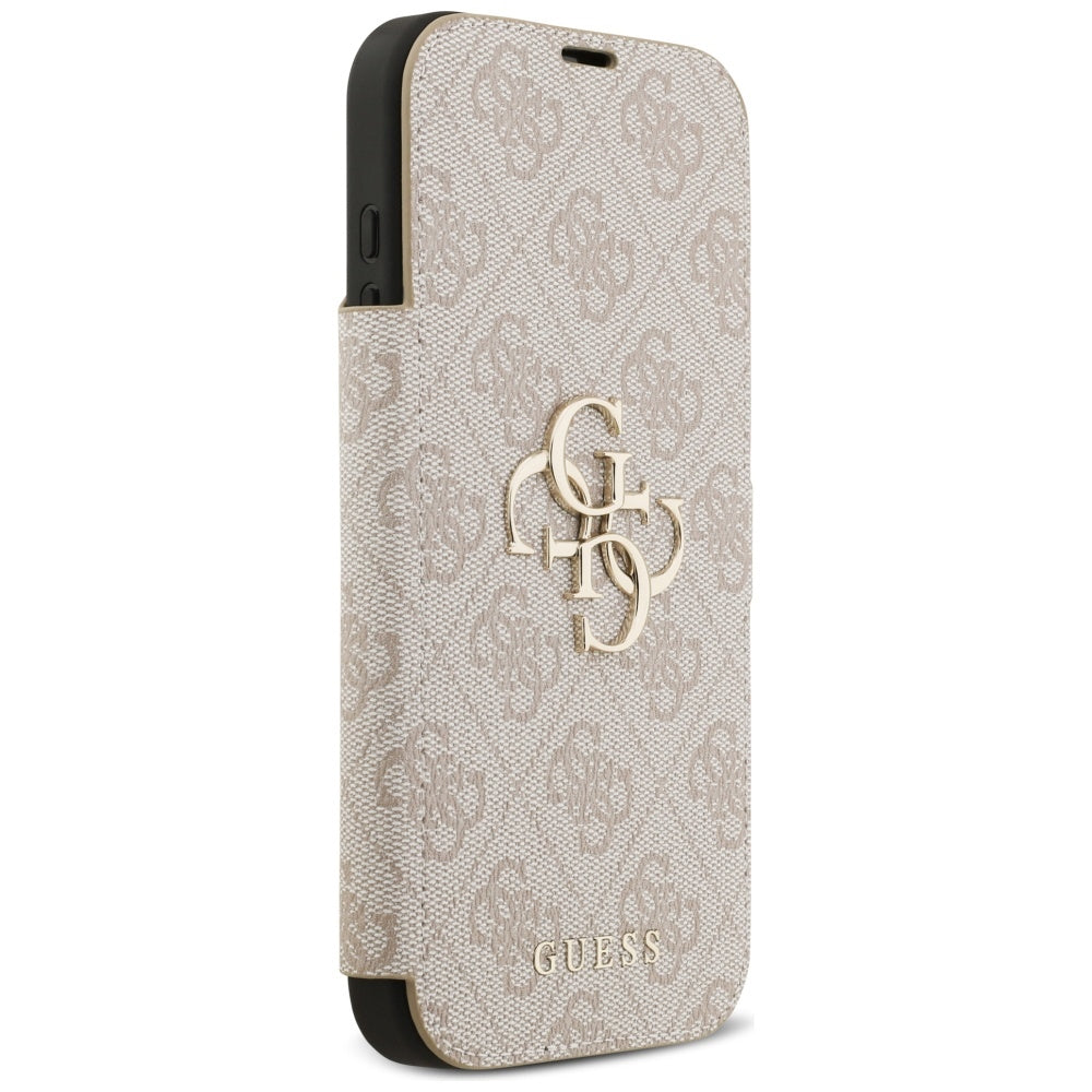 Guess Book 4G Metal Logo Case for iPhone 17 Pro Max - Pink_3