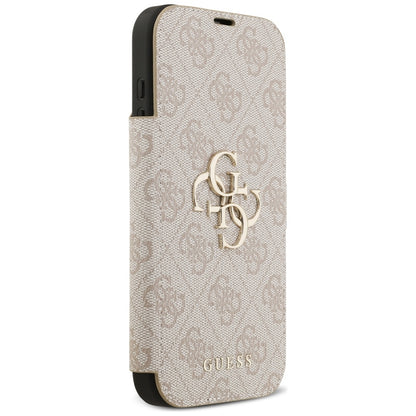 Guess Book 4G Metal Logo Case for iPhone 17 Pro Max - Pink_3