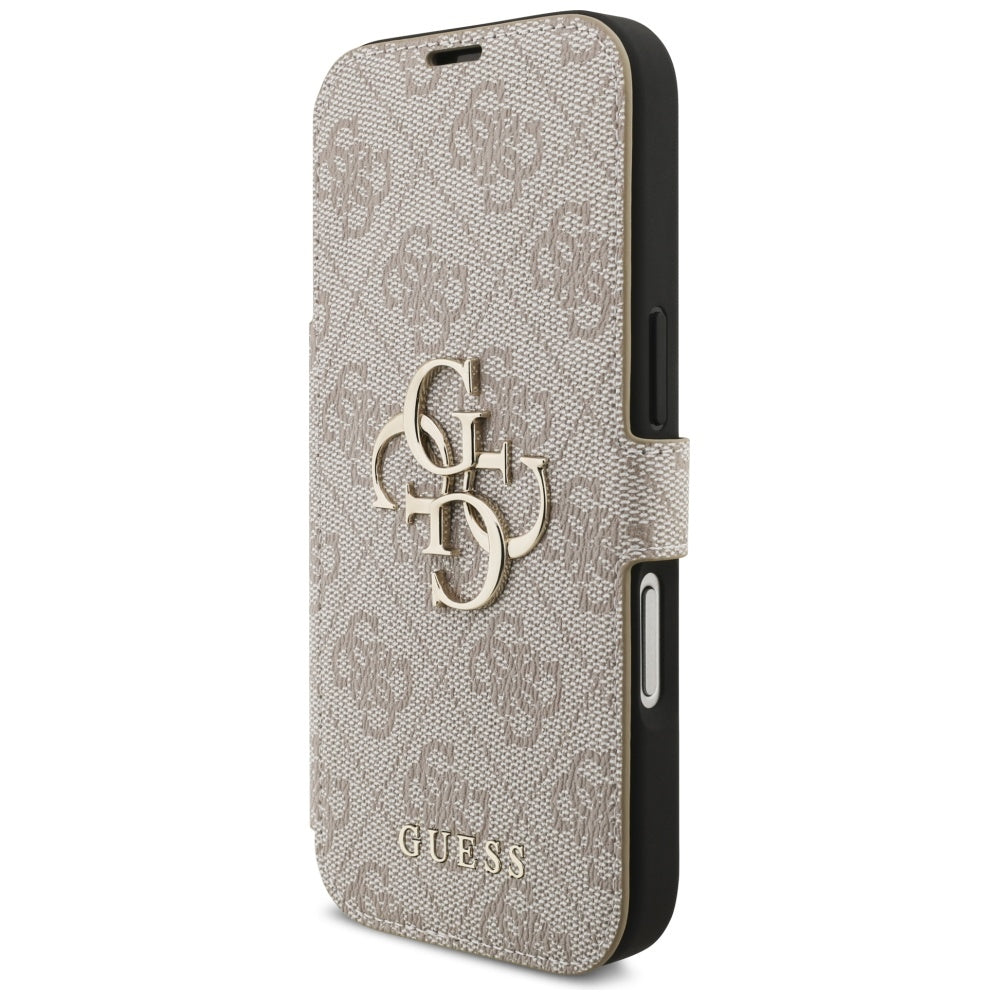 Guess Book 4G Metal Logo Case for iPhone 17 Pro - Pink_1