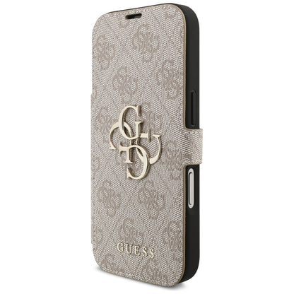 Guess Book 4G Metal Logo Case for iPhone 17 Pro - Pink_1