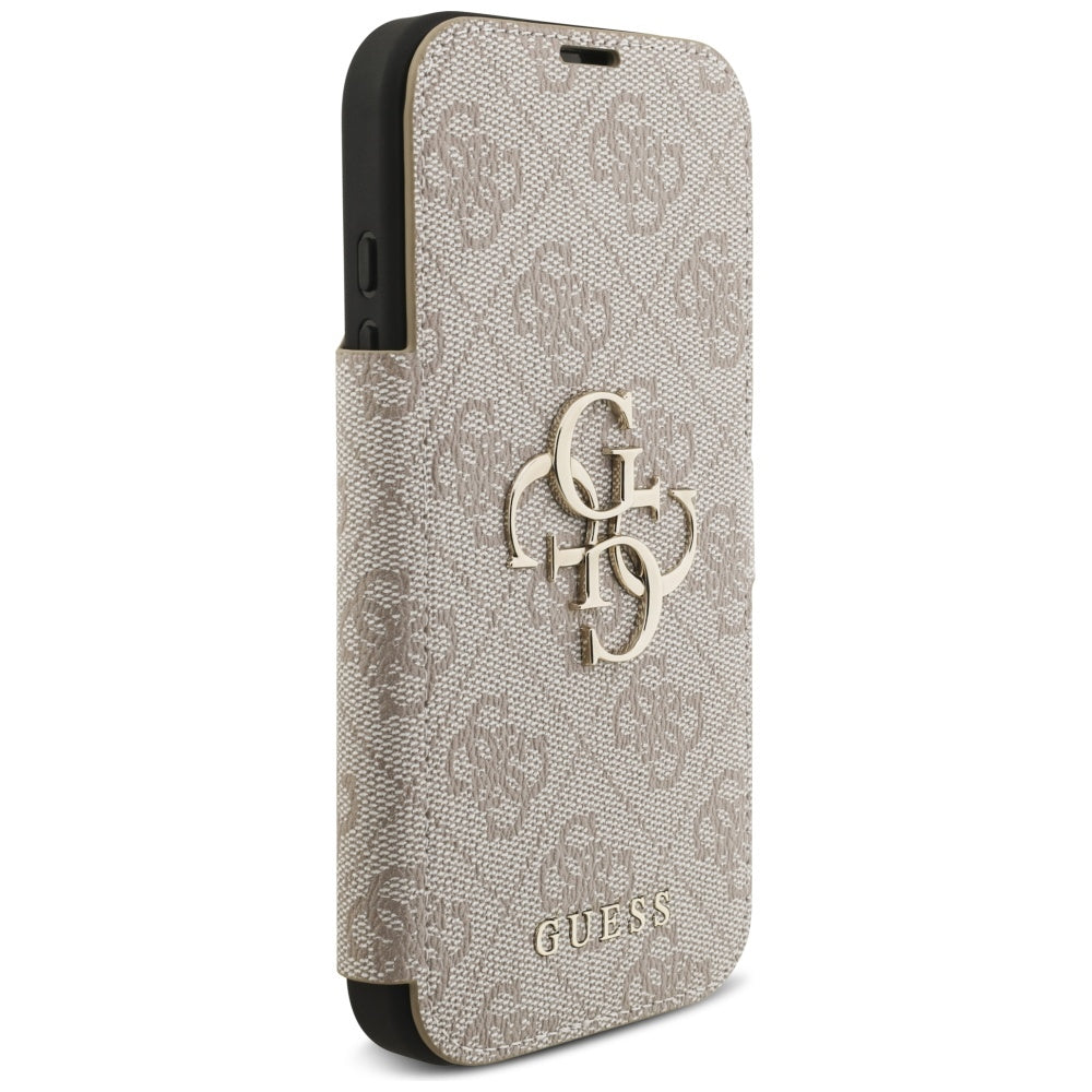 Guess Book 4G Metal Logo Case for iPhone 17 Pro - Pink_3