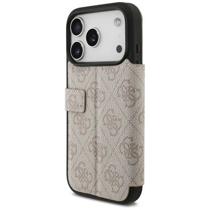 Guess Book 4G Metal Logo Case for iPhone 17 Pro - Pink_4