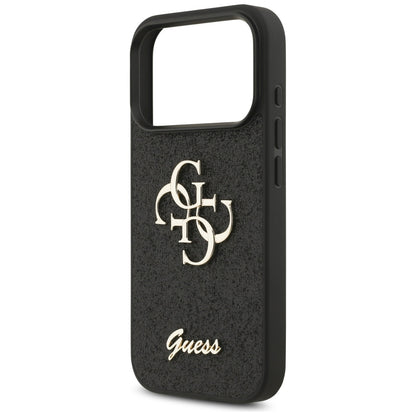 Guess Fixed Glitter Big 4G case for iPhone 17 Pro - black_5