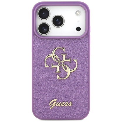 Guess Fixed Glitter Big 4G case for iPhone 17 Pro - purple_2