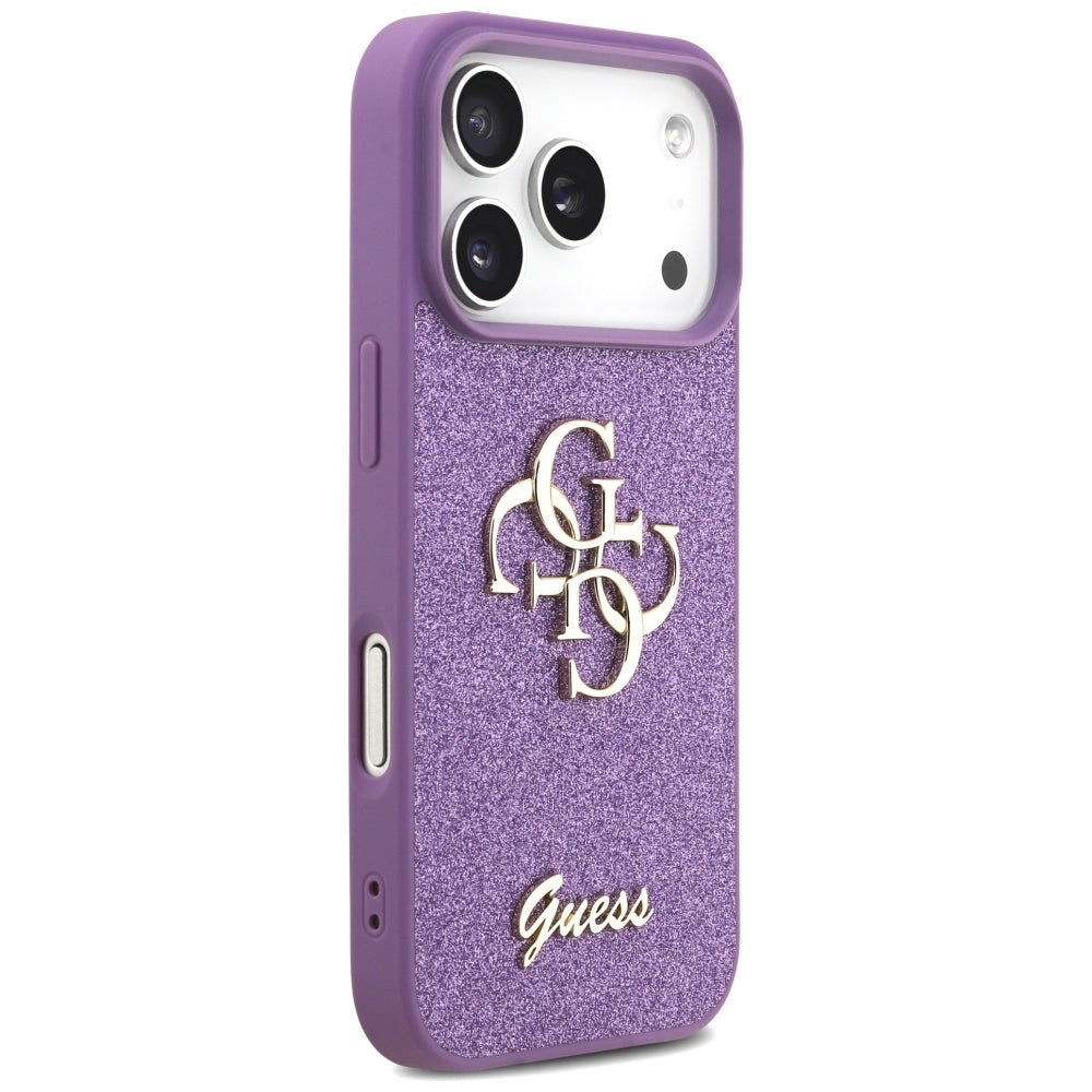 Guess Fixed Glitter Big 4G case for iPhone 17 Pro - purple_3