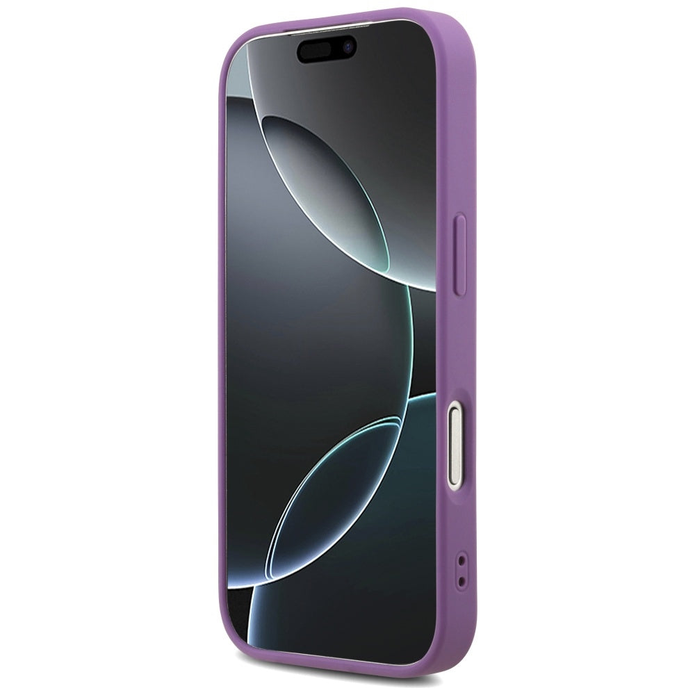 Guess Fixed Glitter Big 4G case for iPhone 17 Pro - purple_4