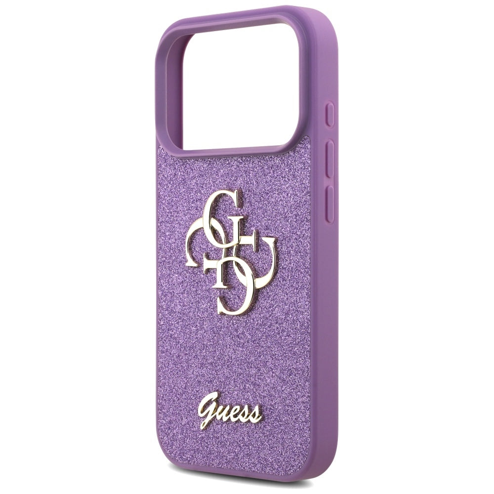 Guess Fixed Glitter Big 4G case for iPhone 17 Pro - purple_5