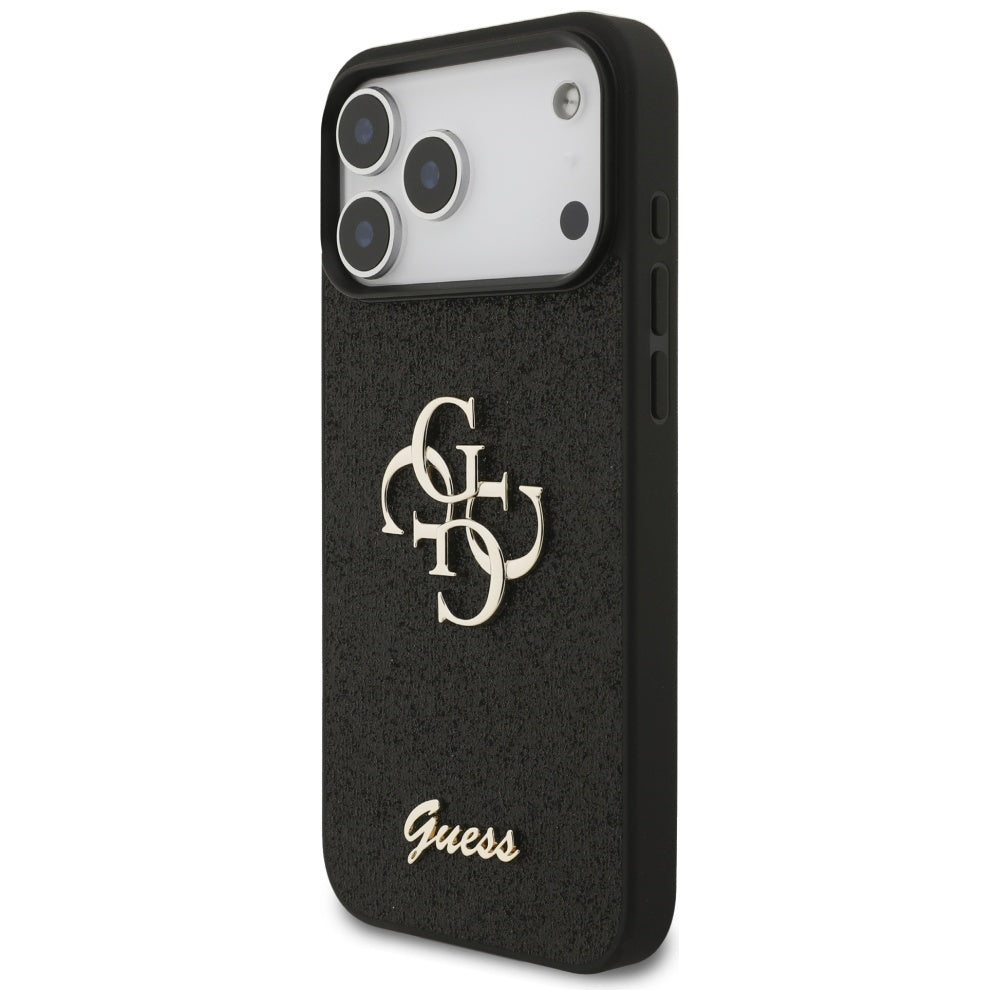 Guess Fixed Glitter Big 4G case for iPhone 17 Pro Max - black_1