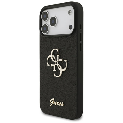 Guess Fixed Glitter Big 4G case for iPhone 17 Pro Max - black_1