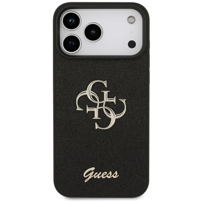 Guess Fixed Glitter Big 4G case for iPhone 17 Pro Max - black_2