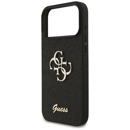 Guess Fixed Glitter Big 4G case for iPhone 17 Pro Max - black_5