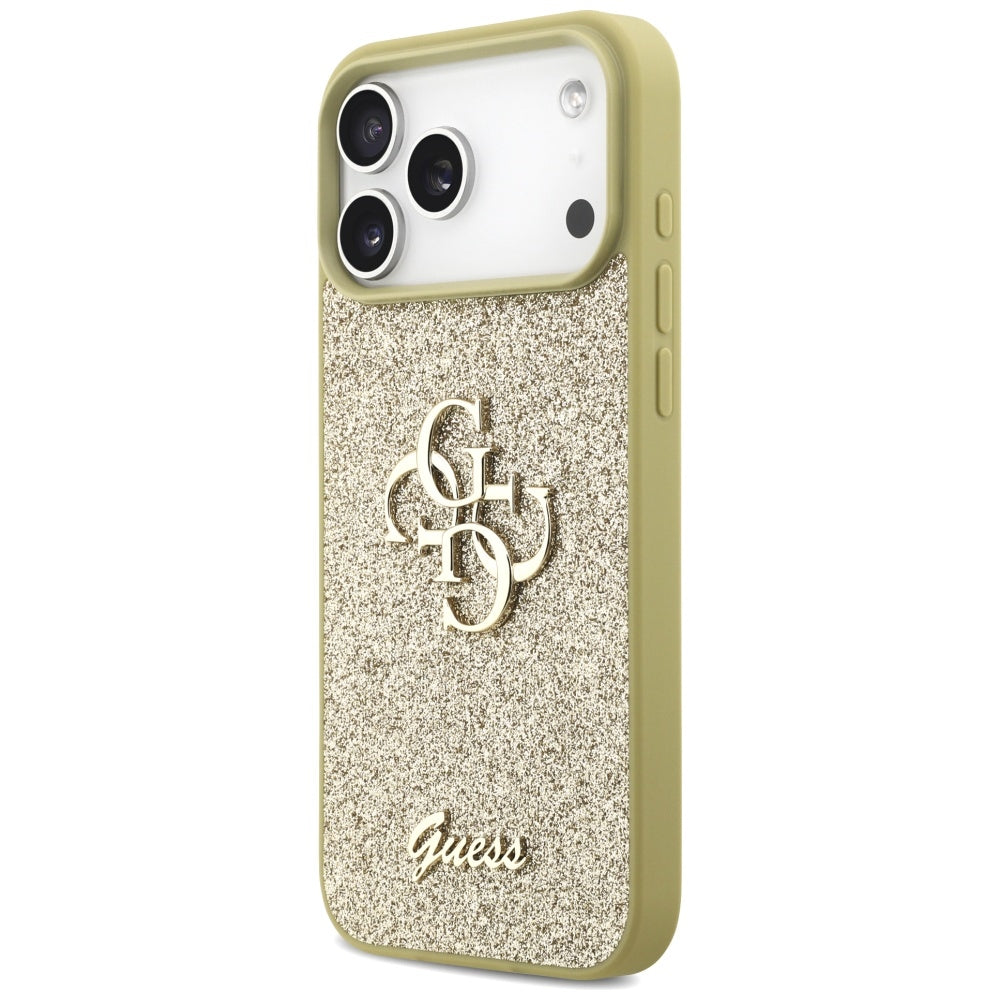 Guess Fixed Glitter Big 4G case for iPhone 17 Pro Max - gold_1