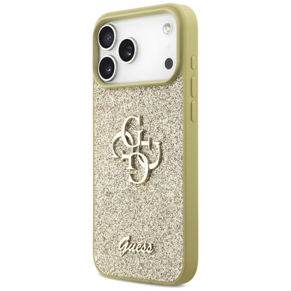 Guess Fixed Glitter Big 4G case for iPhone 17 Pro Max - gold_1