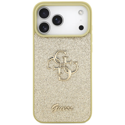 Guess Fixed Glitter Big 4G case for iPhone 17 Pro Max - gold_2