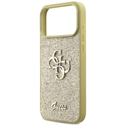 Guess Fixed Glitter Big 4G case for iPhone 17 Pro Max - gold_5