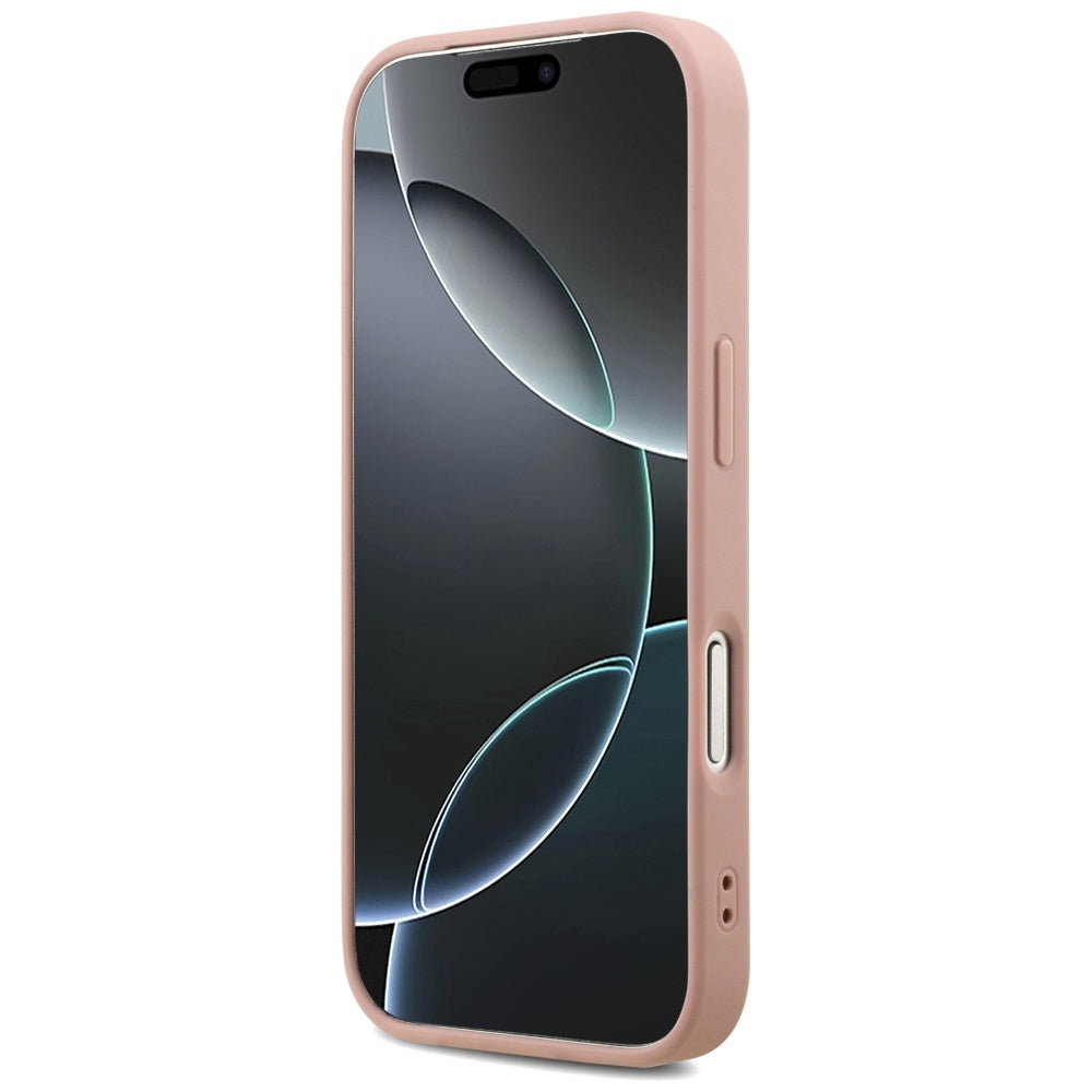 Guess Fixed Glitter Big 4G Case for iPhone 17 Pro - Pink_4