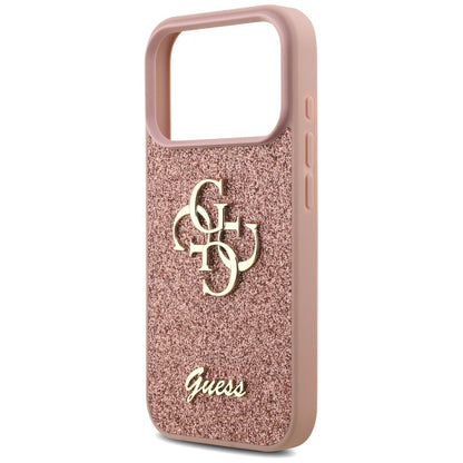 Guess Fixed Glitter Big 4G Case for iPhone 17 Pro - Pink_5